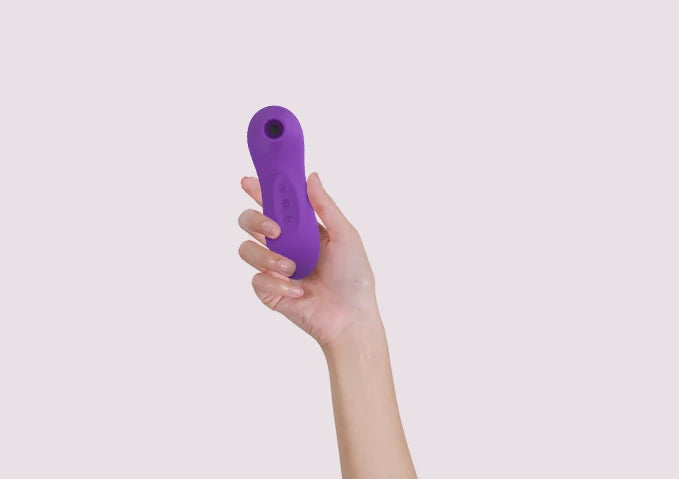 Compact body-safe silicone vibrator for travel