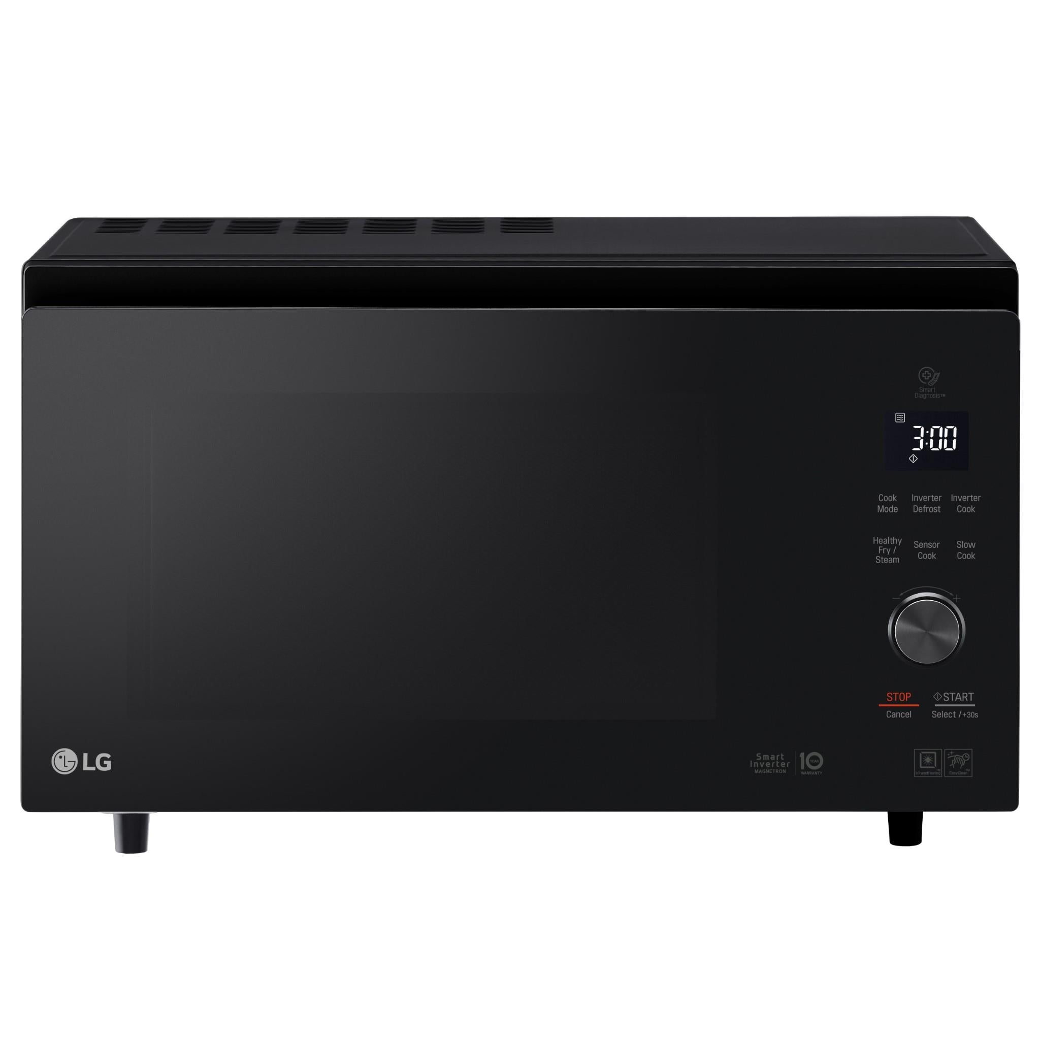 lg neochef mj3966abs 39l smart inverter microwave with sensor cook