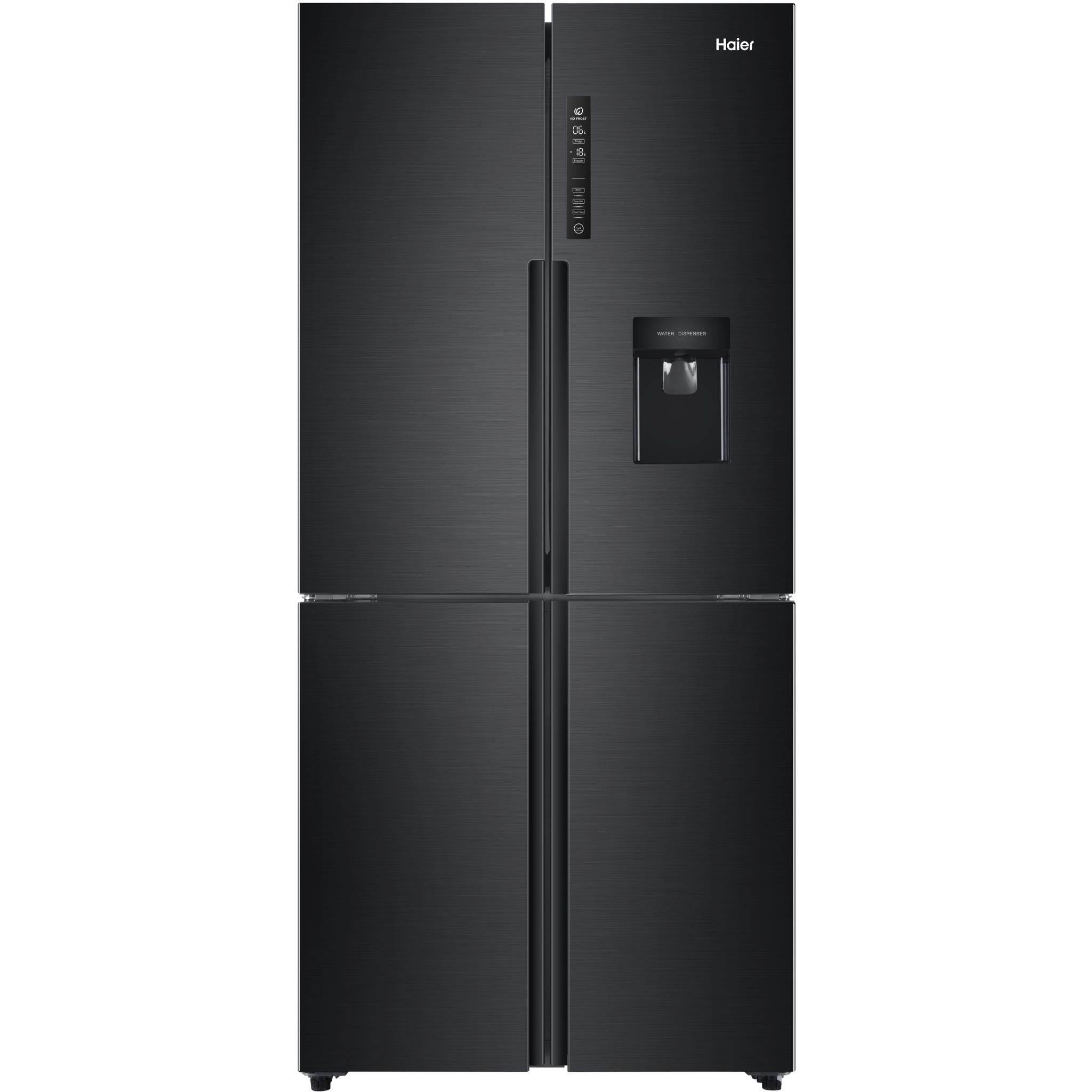 haier hrf516yhc 463l french door fridge (black)
