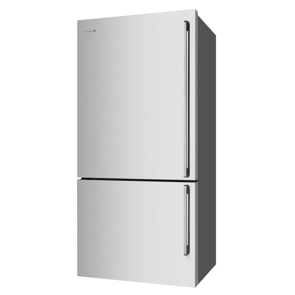 westinghouse wbe5304sc-l 496l bottom mount fridge (stainless steel) [left]