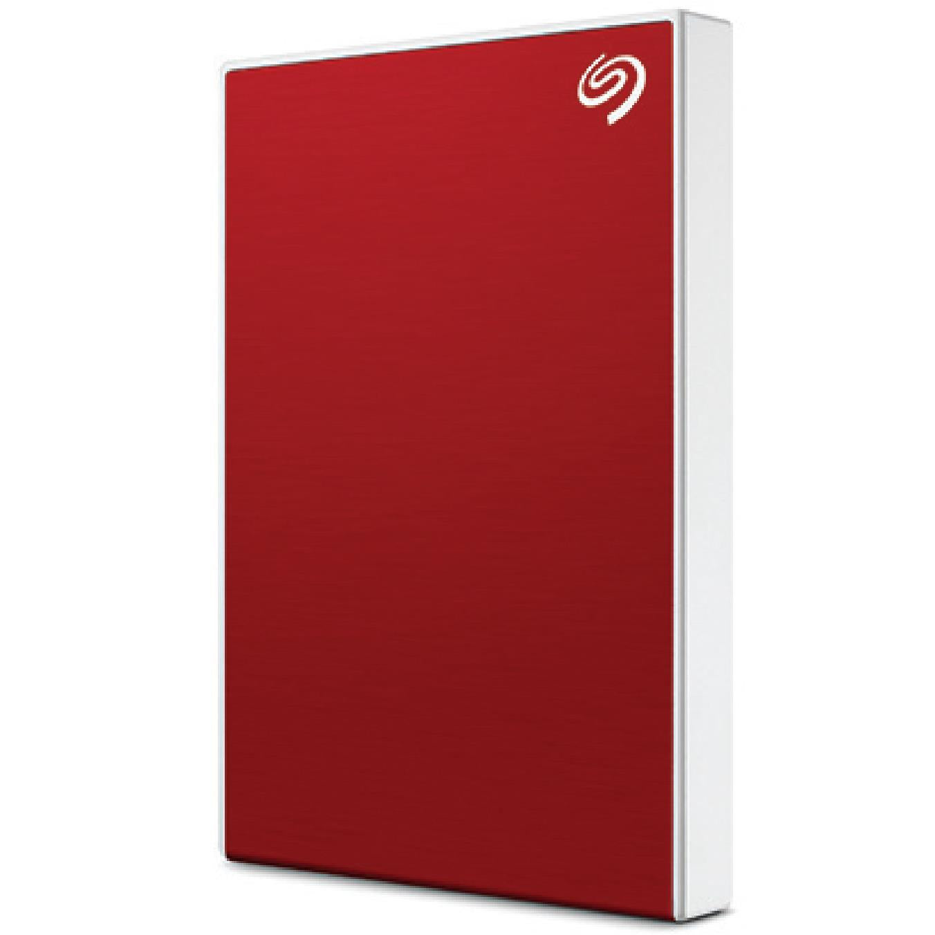 seagate one touch portable 2tb hard drive (red)