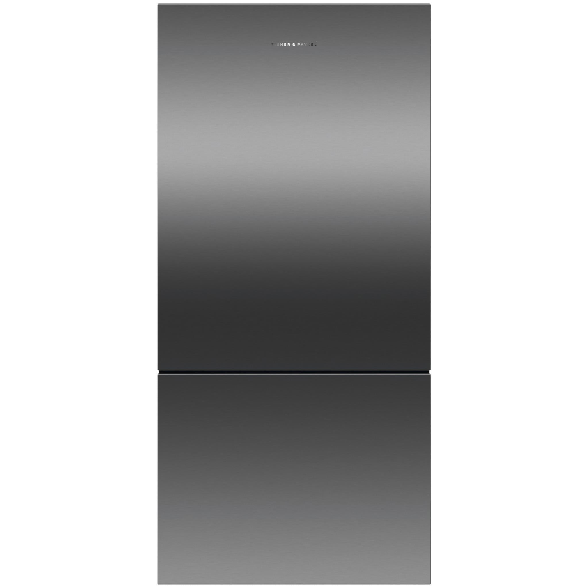 fisher & paykel rf522brpb6 494l bottom mount fridge (black stainless steel)