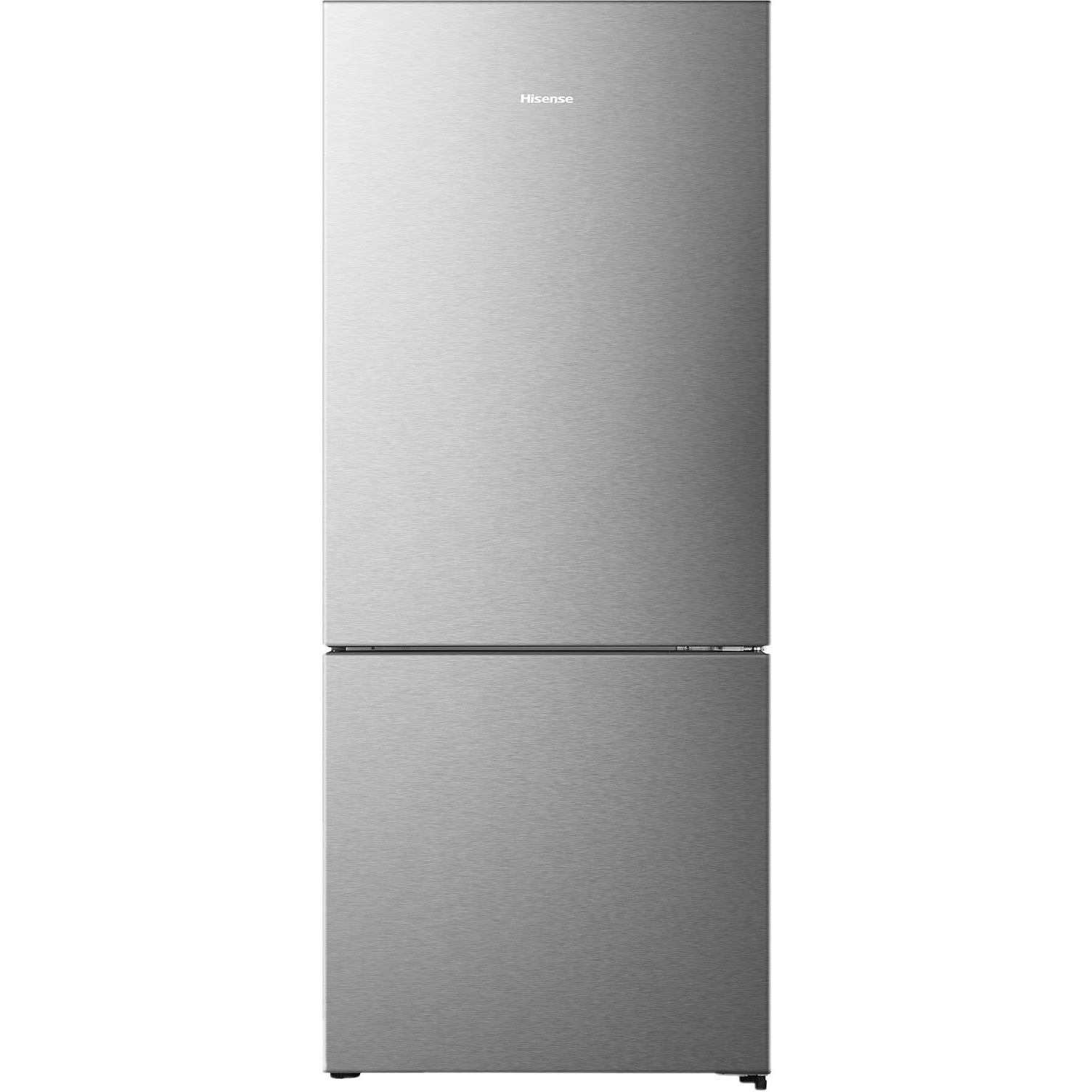 hisense hrbm417s 417l bottom mount fridge (stainless steel)