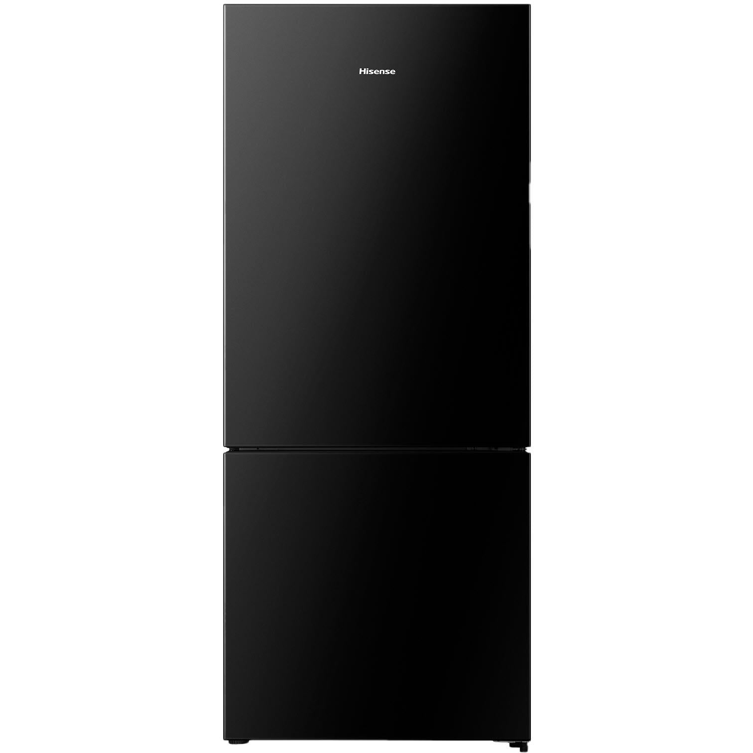 hisense hrbm417c 417l bottom mount fridge (black stainless steel)