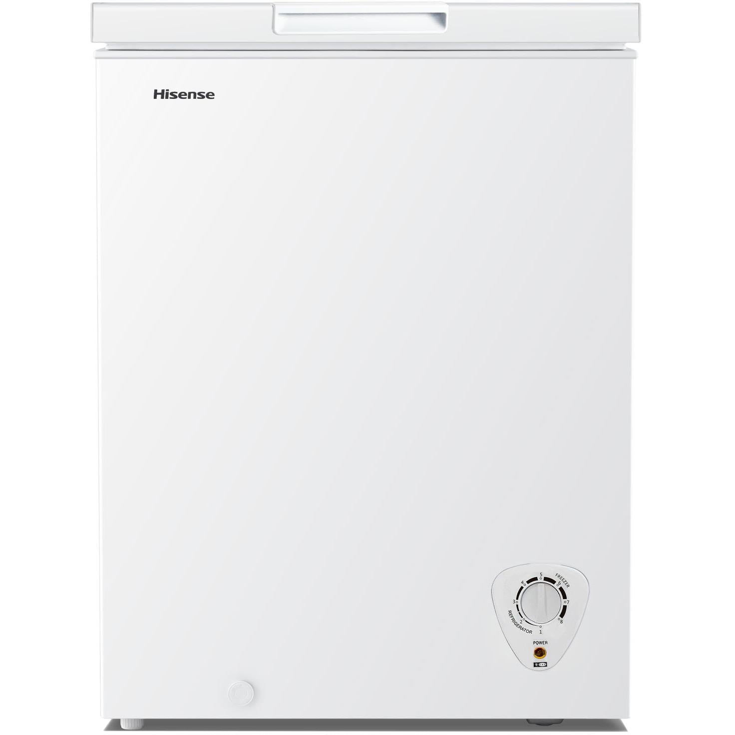 hisense hrcf144 145l hybrid chest freezer (white)