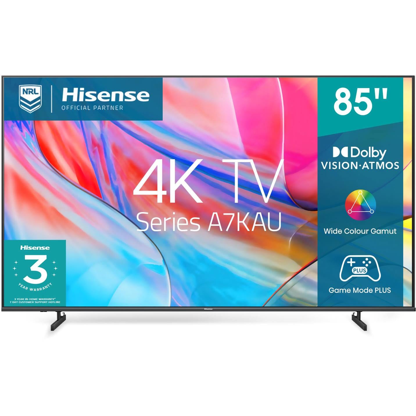 hisense 85" a7kau 4k uhd led smart tv [2023]