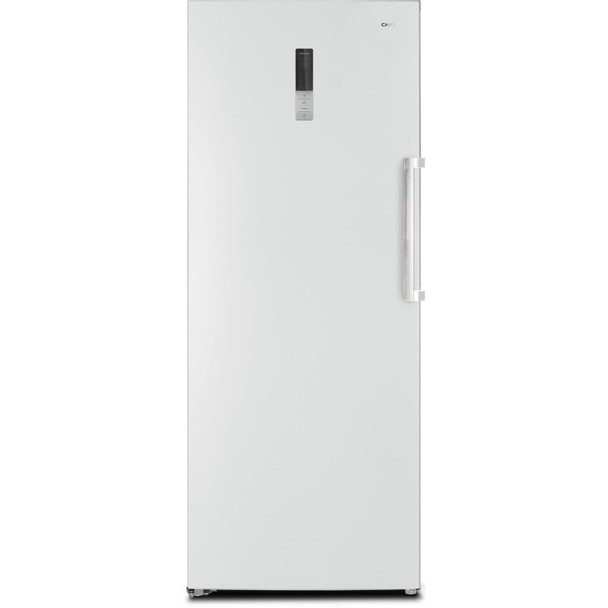 chiq csh380nwl3 380l hybrid fridge-freezer (white)