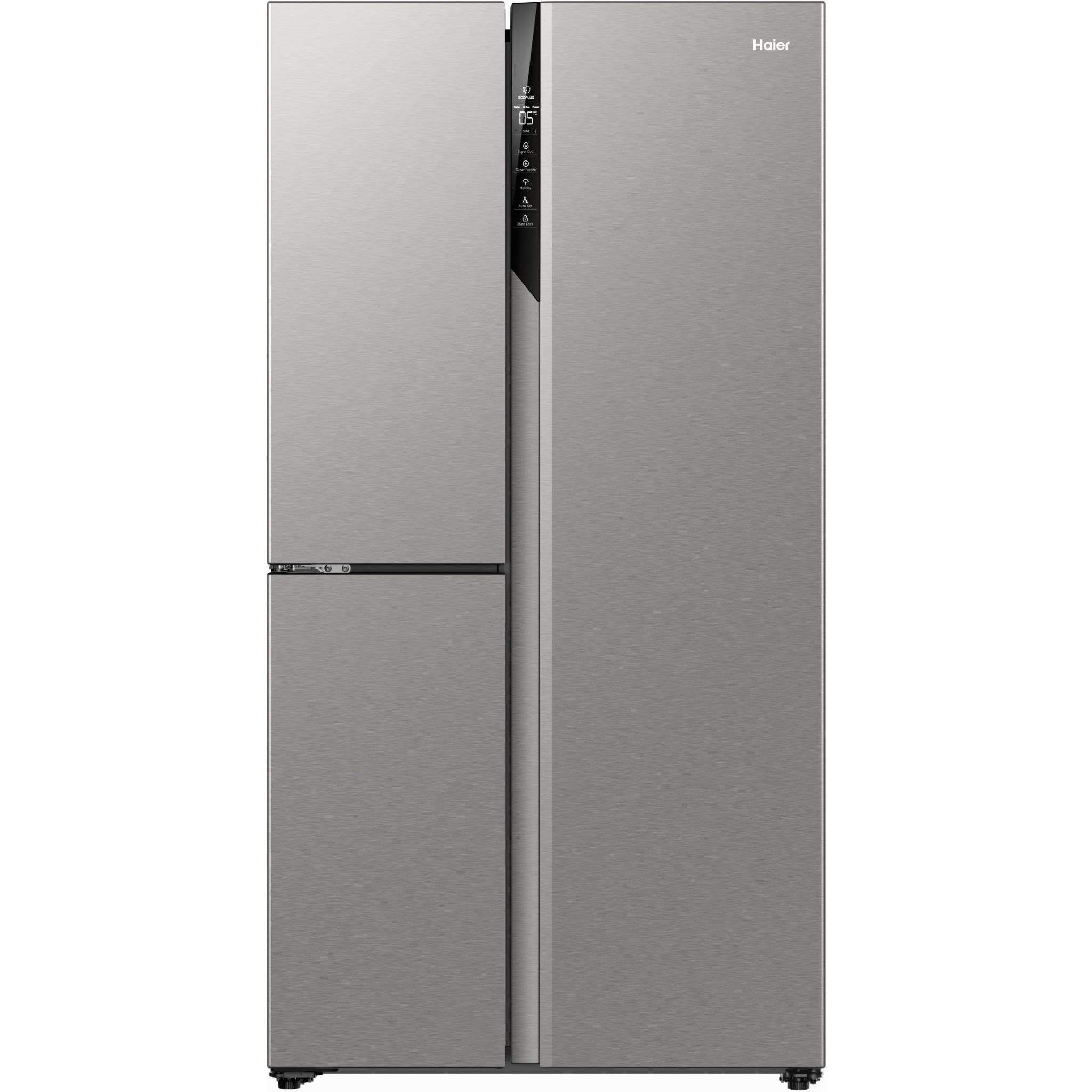 haier hrf575xs 575l s+ three-door side-by-side fridge (satina)