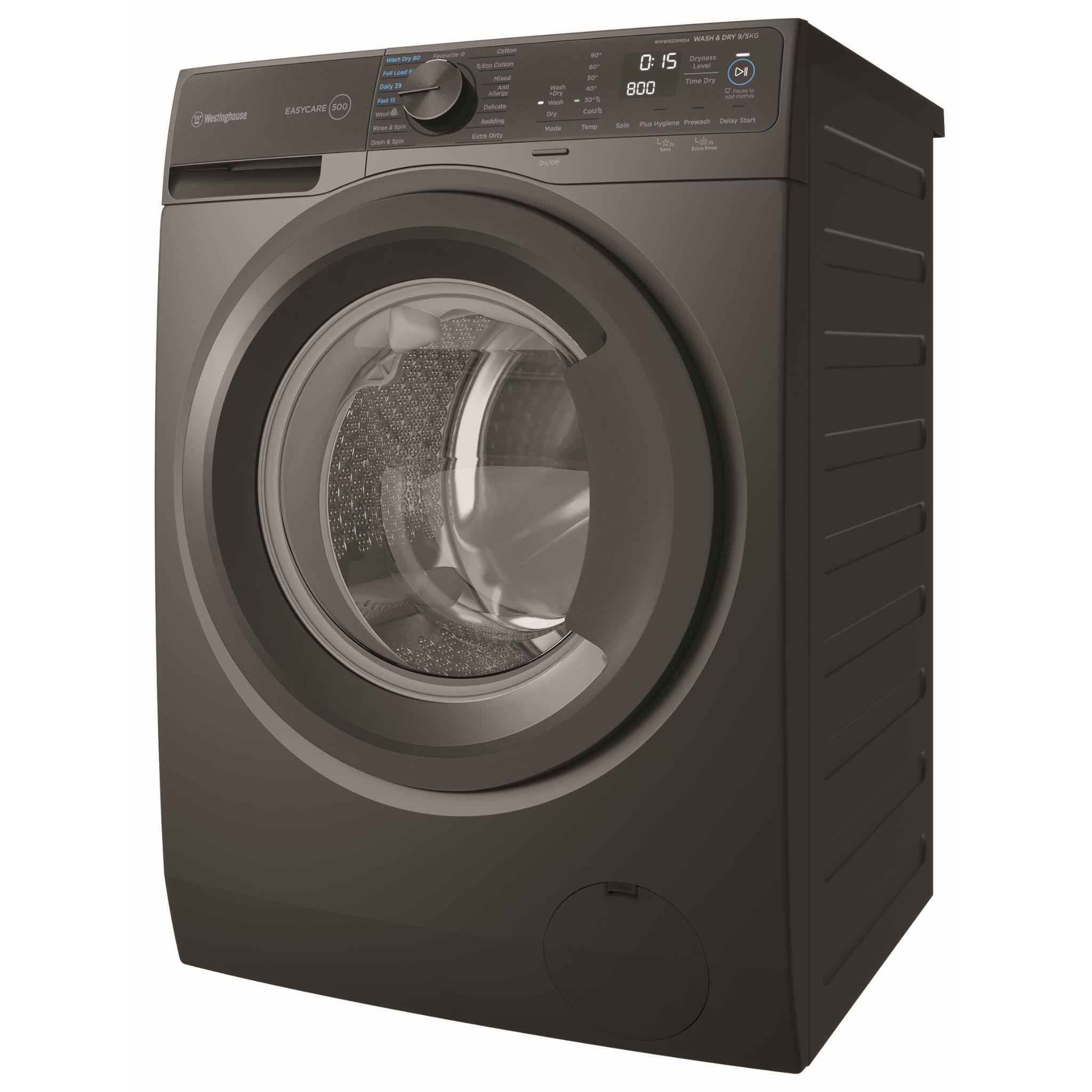 westinghouse www9024m5sa 9kg front load washer dryer combo