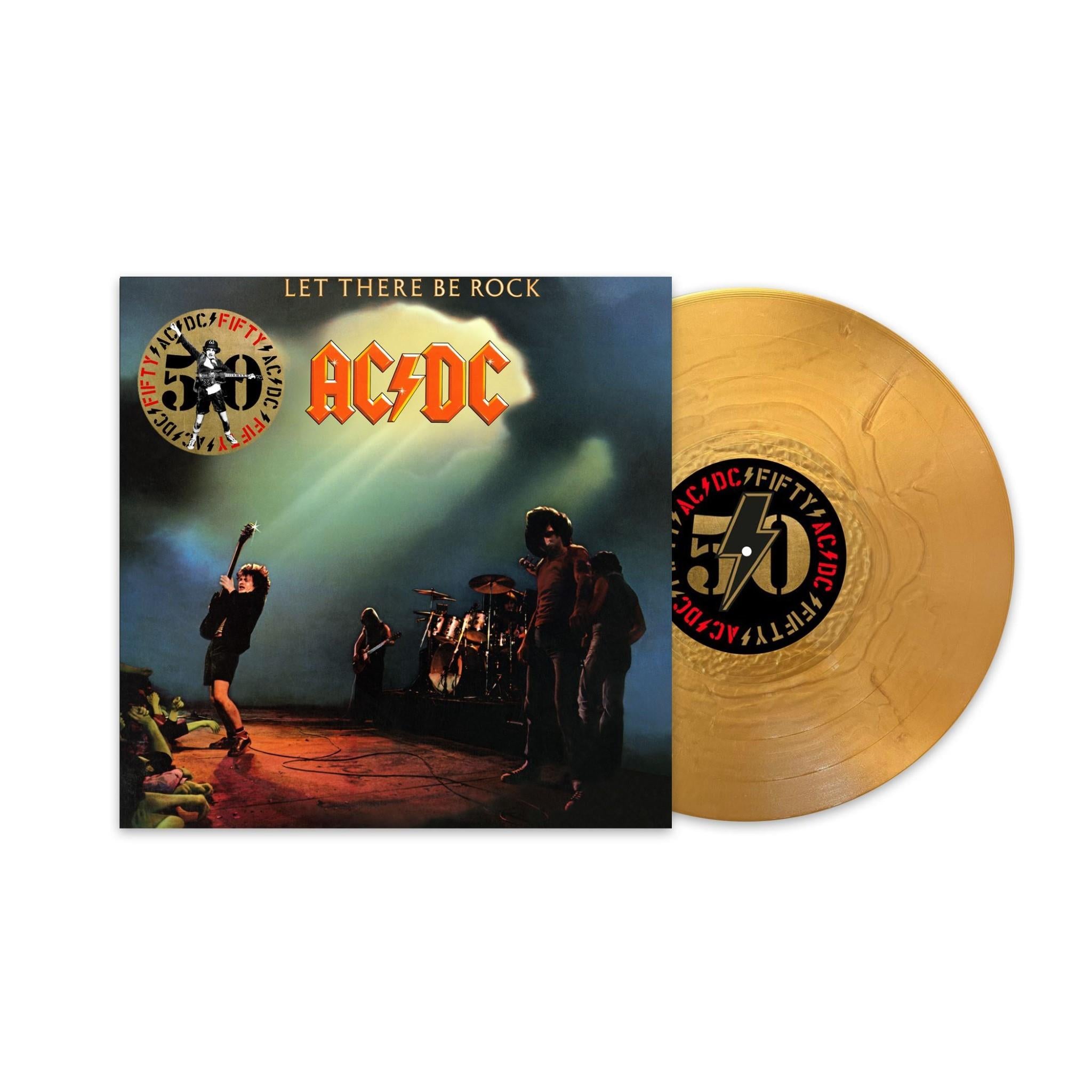 let there be rock (180gm gold nugget vinyl)