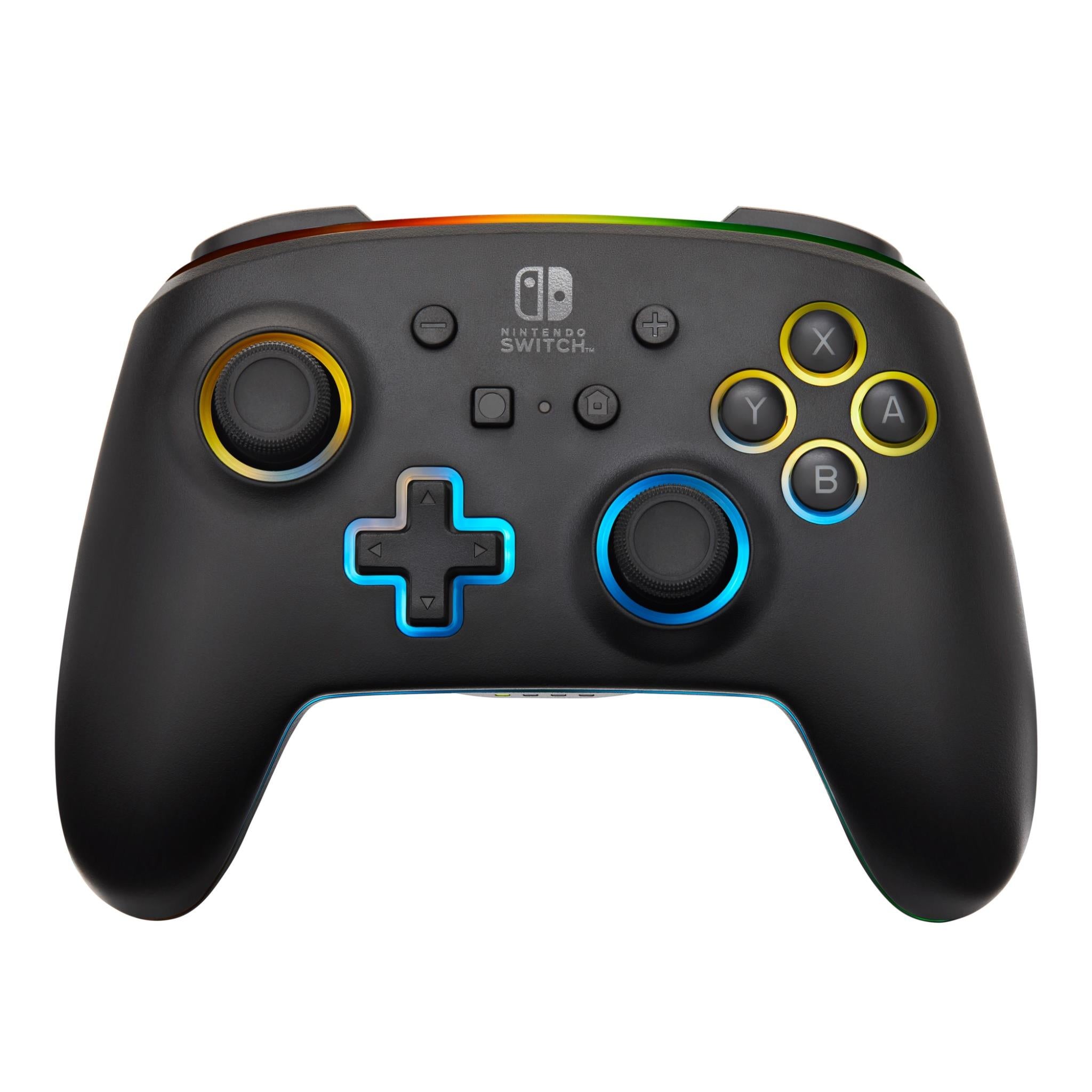 powrera enhanced wireless controller for nintendo switch with lumectra