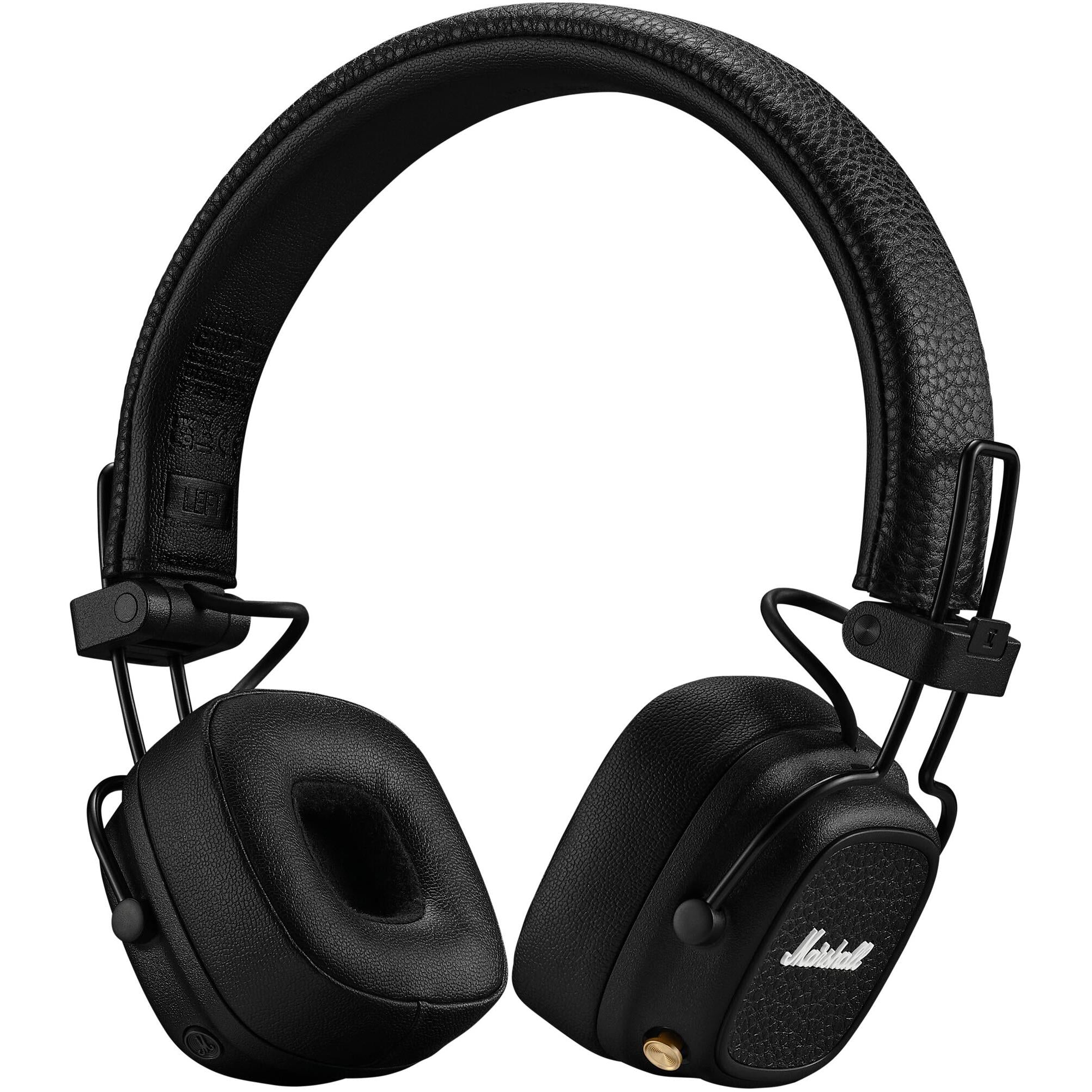marshall major v wireless on-ear bluetooth headphones (black)