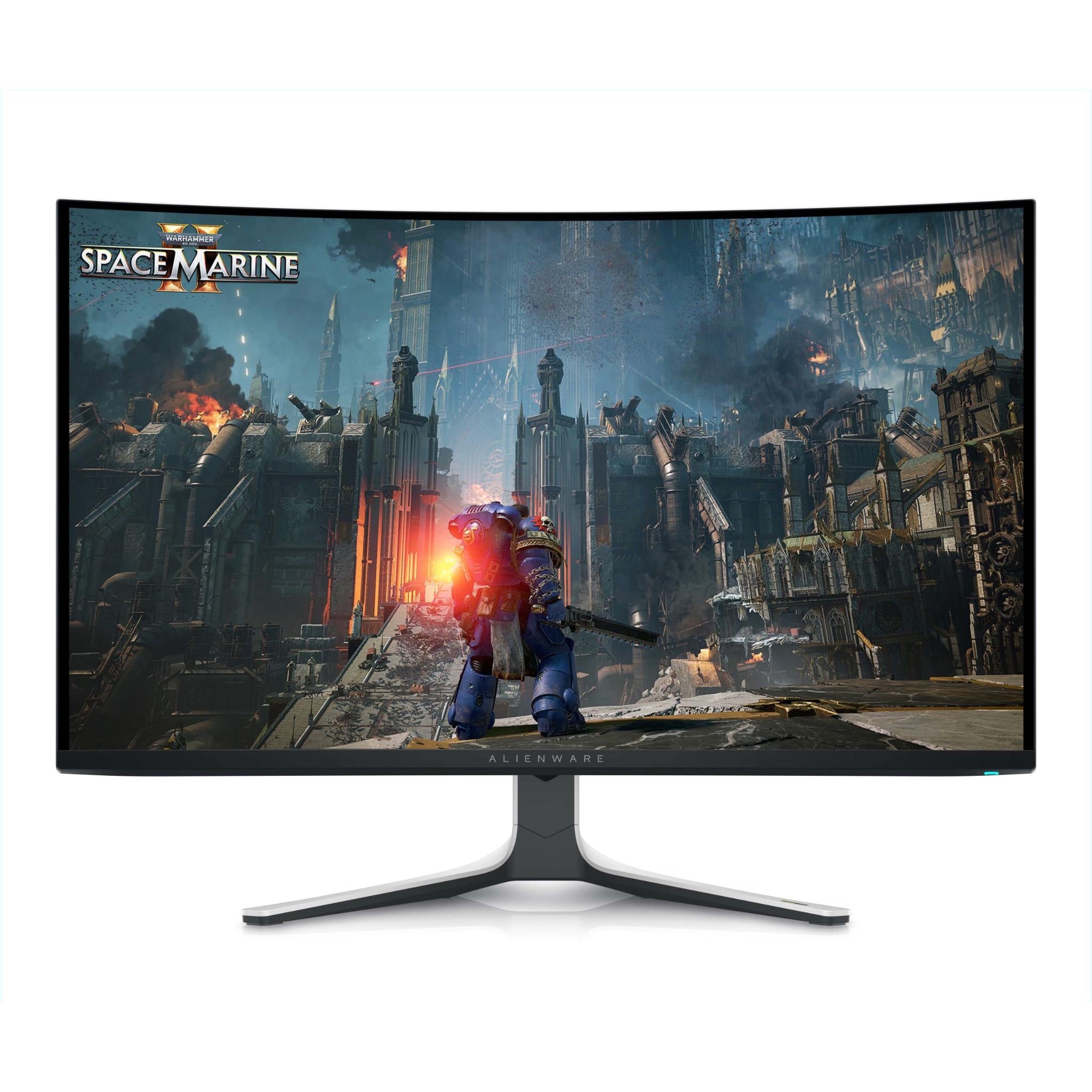 alienware aw3225qf 32" 4k 240hz curved qd-oled gaming monitor