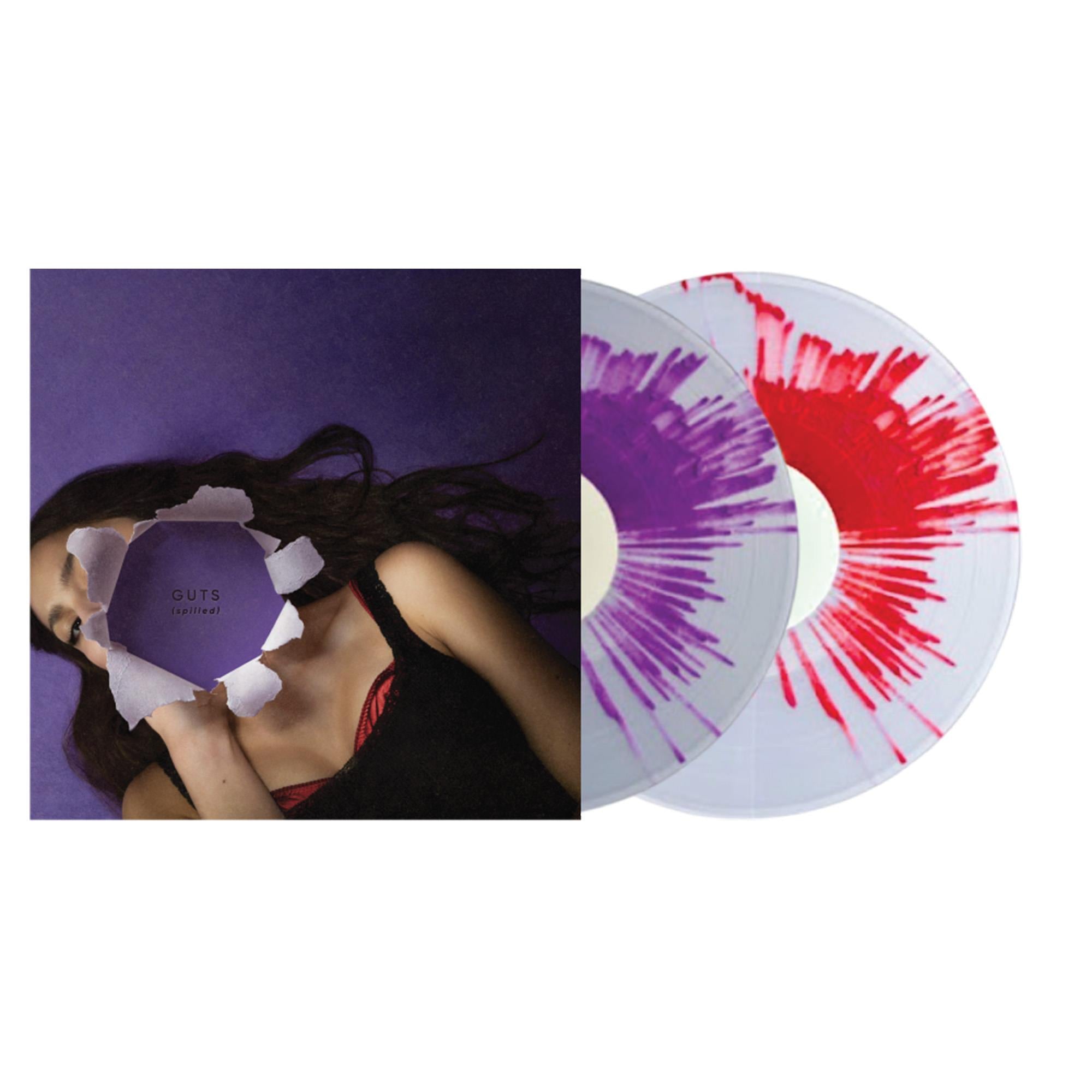 guts (spilled) (white w/purple & red splatter vinyl)