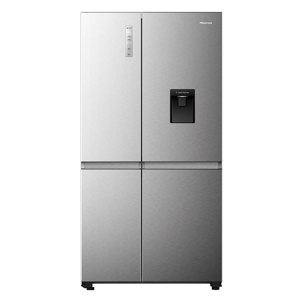 hisense hrsbs649sw 649l pureflat side by side fridge (silver)