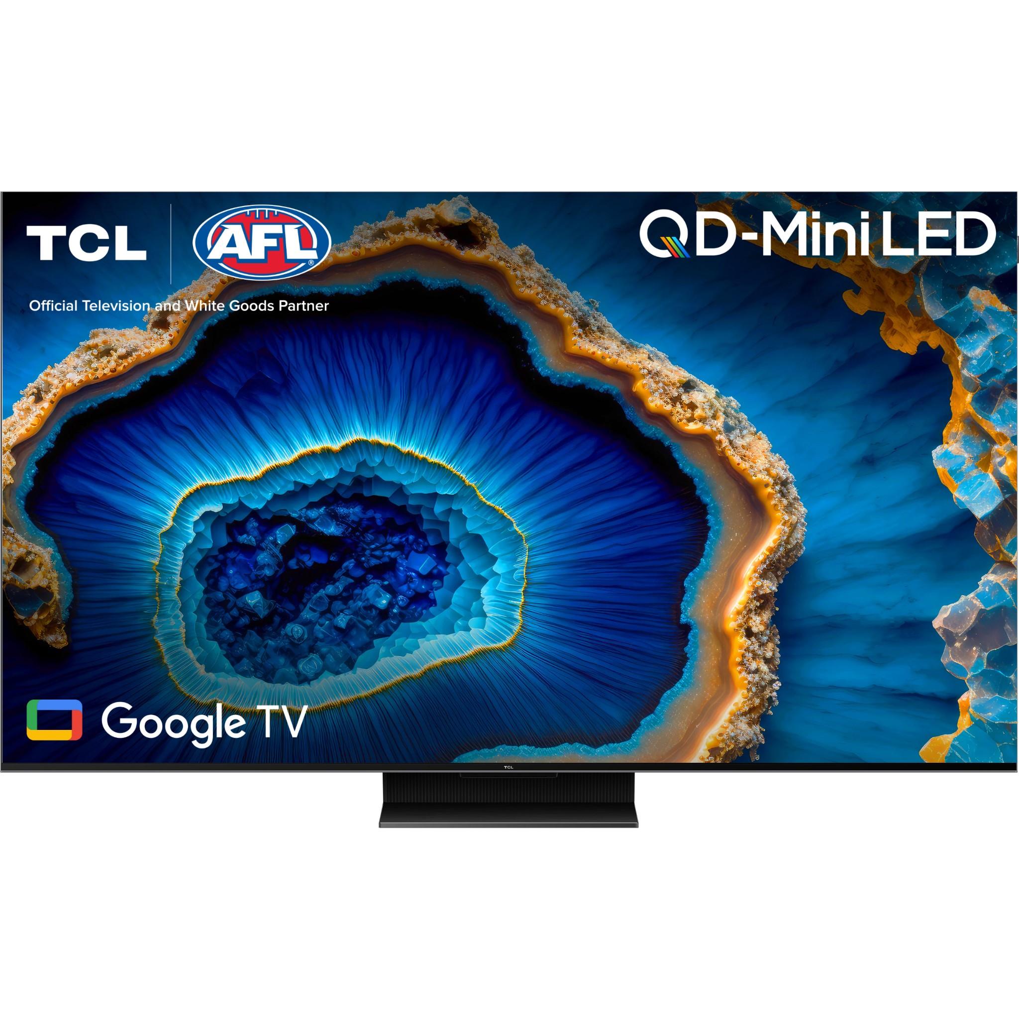 tcl 75" c755 4k uhd qd mini-led google tv (2024)