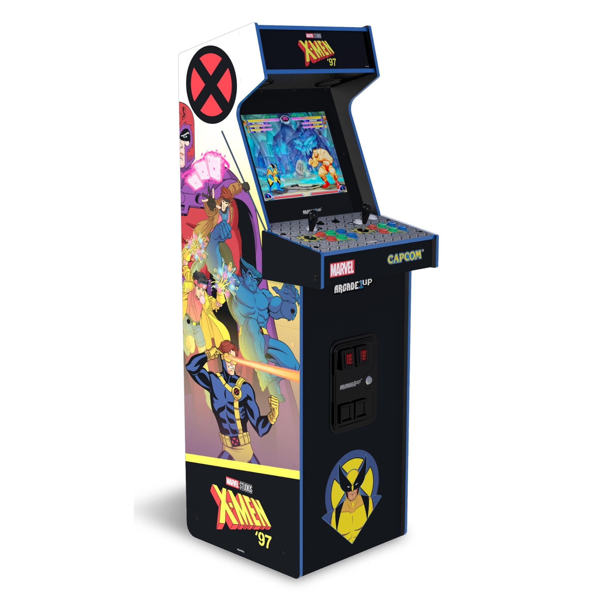 arcade1up marvel vs. capcom 2 x- men ‘97 edition deluxe arcade cabinet