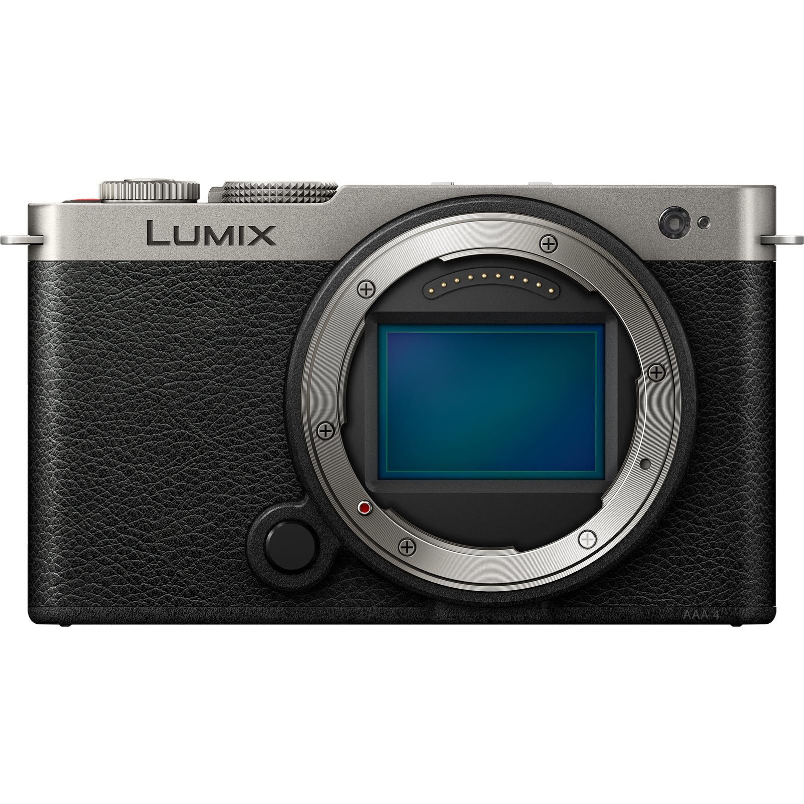 panasonic lumix s9 6k video compact full frame mirrorless camera (dark silver) [body only]