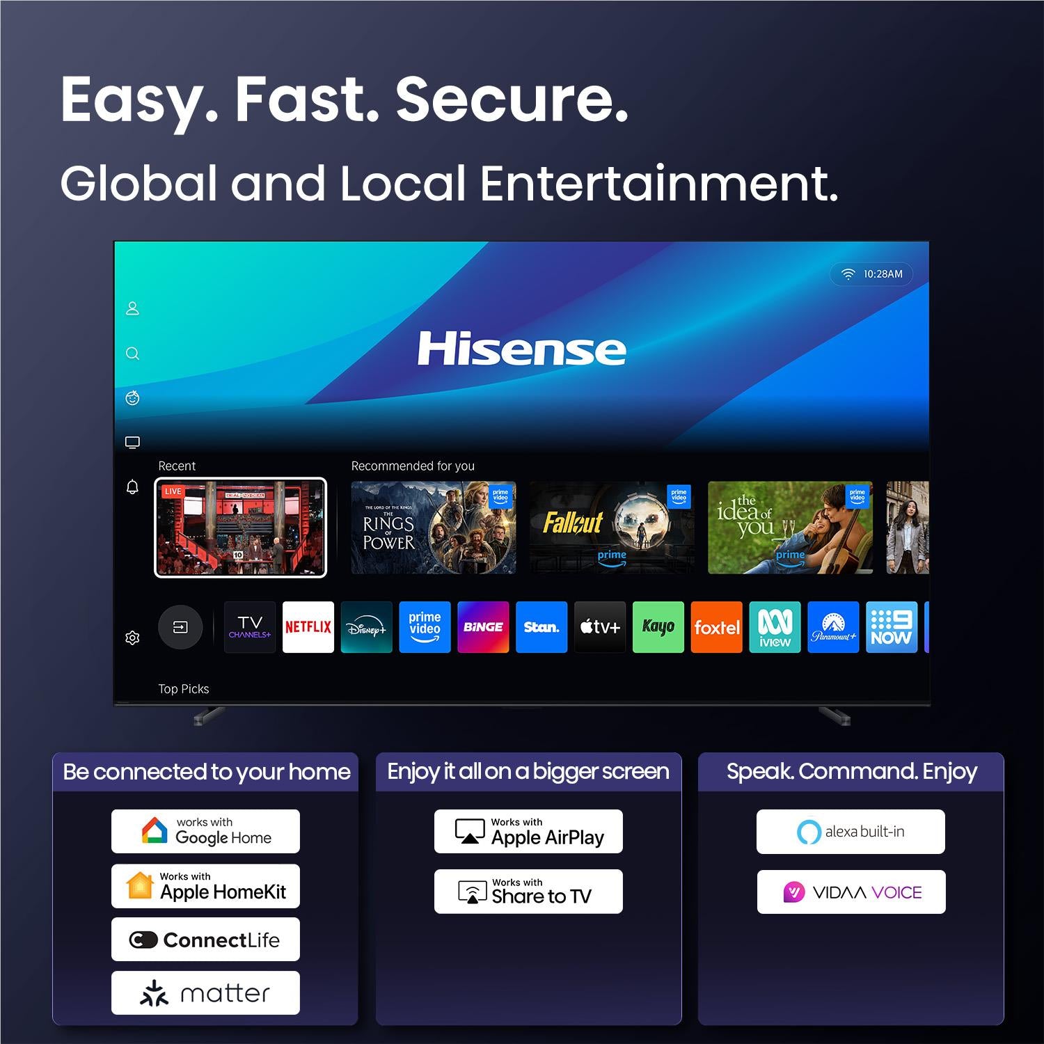 Hisense 100" U7QAU ULED MiniLED 4K Smart TV [2025] - Image 5