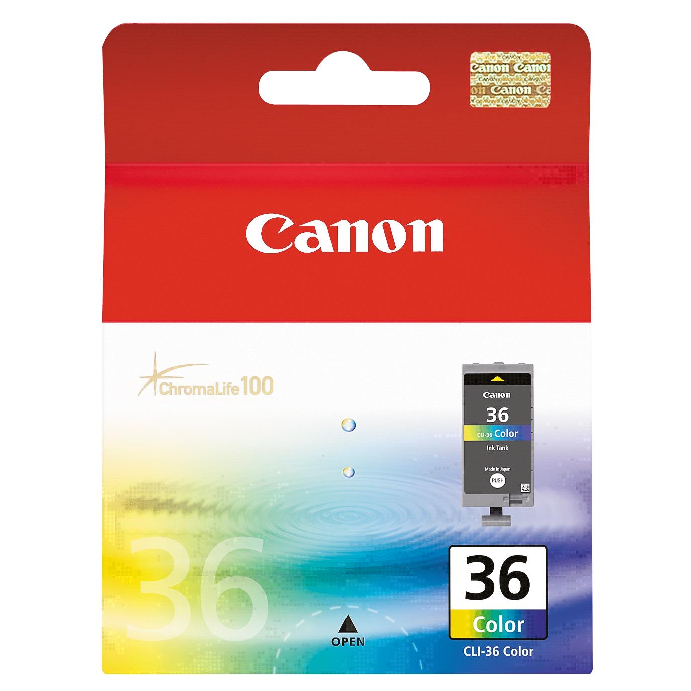 canon cli36c printer ink cartridge (colour)