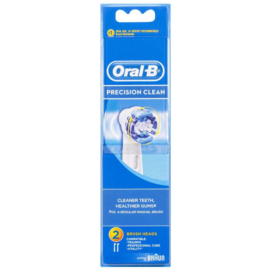 oral-b precision clean refill 2 pack