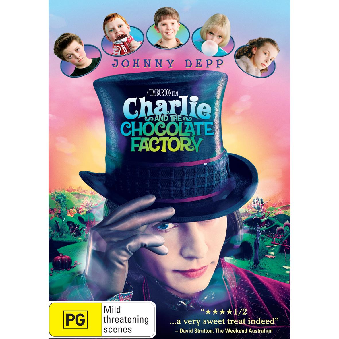 charlie and the chocolate factory dvd