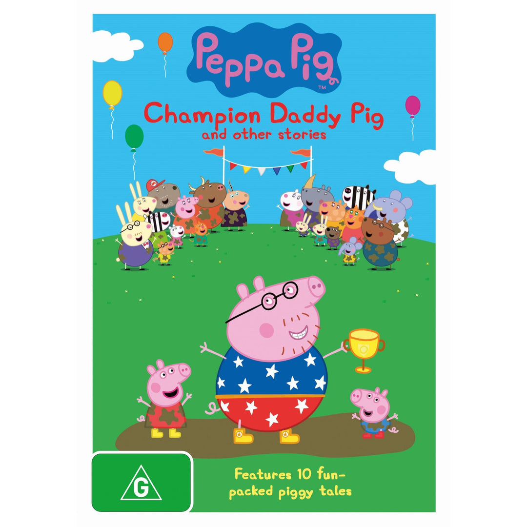 Jordbær afgår brugerdefinerede Peppa Pig: Champion Daddy Pig | JB Hi-Fi