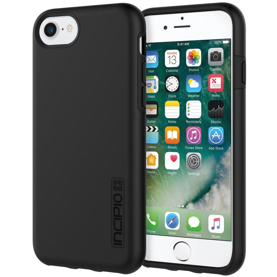 incipio dualpro case for iphone se/8/7 (black)