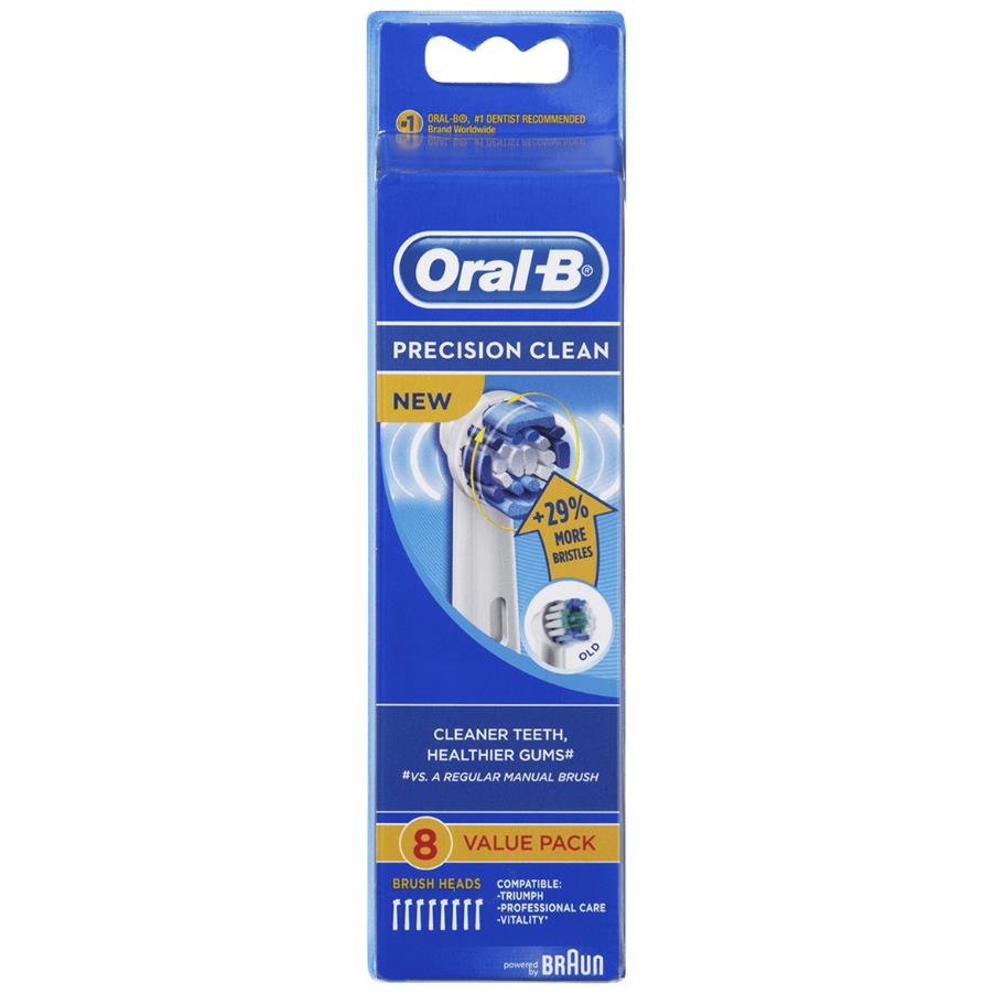 oral-b precision clean refill 8 pack