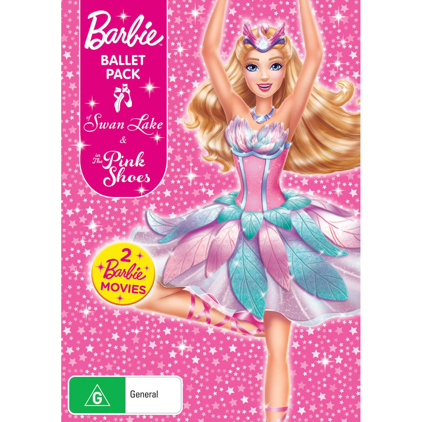 barbie: ballet pack (barbie of swan lake & barbie in the pink shoes)