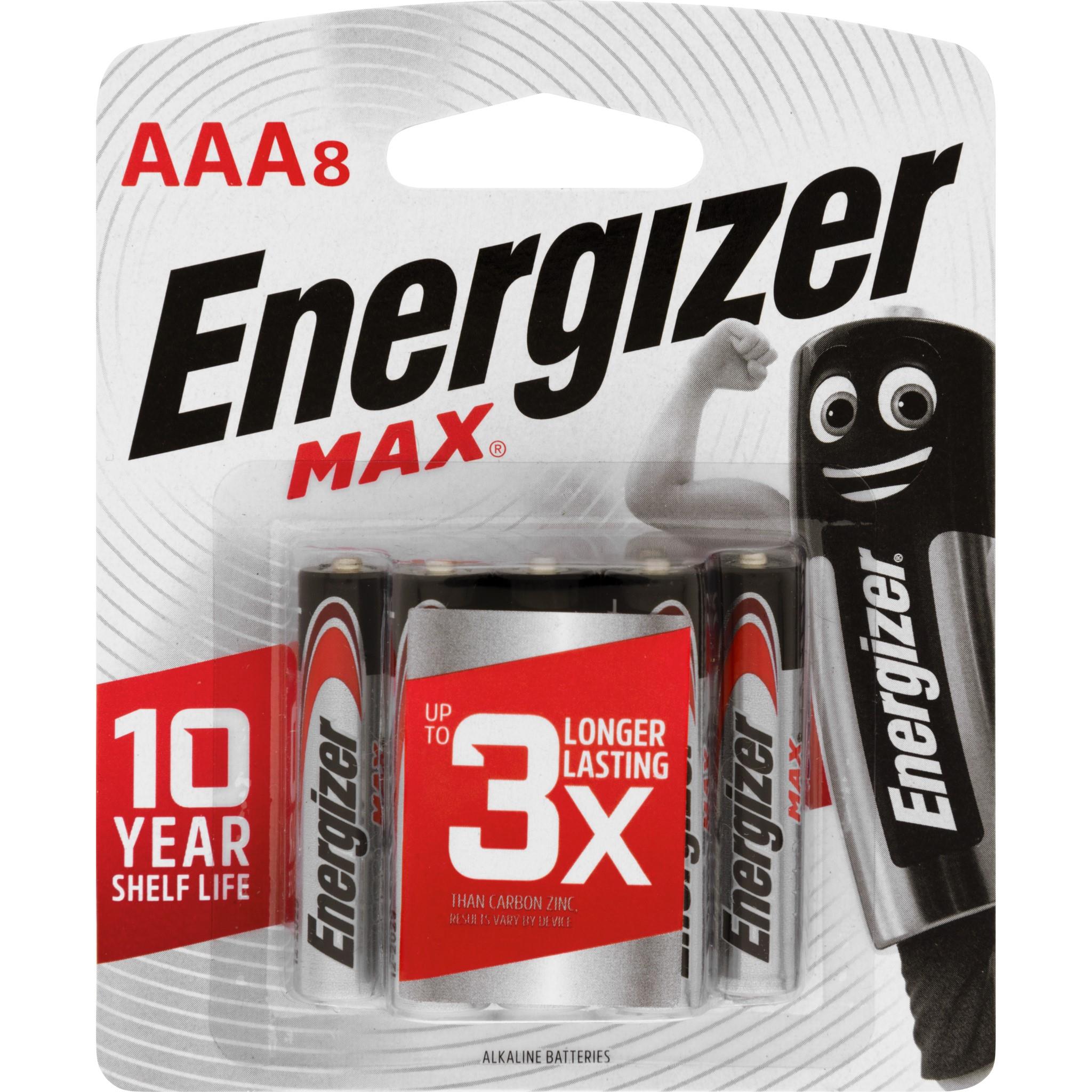 energizer batteries feature how much battery life remaining