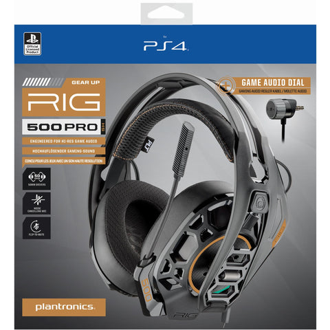 plantronics rig 500 pro hs wired gaming headset for playstation 4