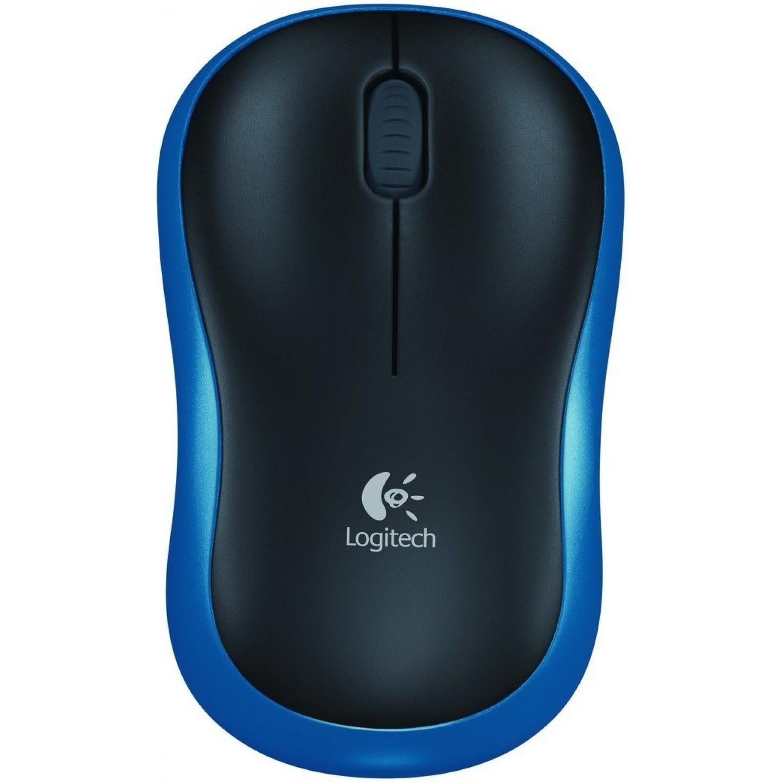 logitech m185 wireless mouse (blue)