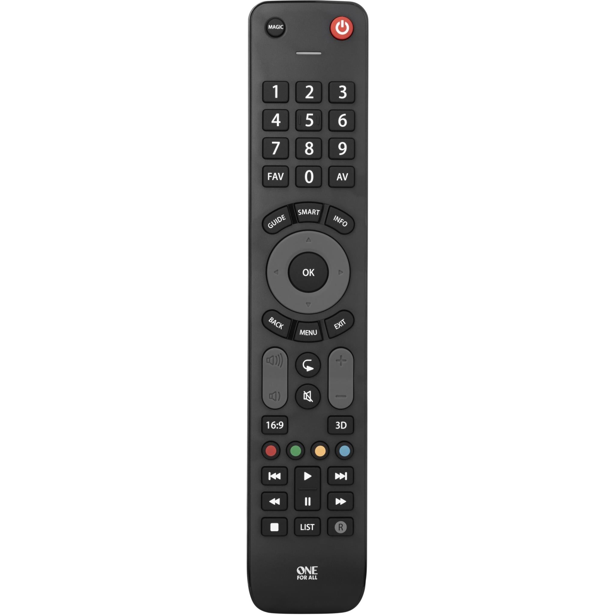 one for all evolve tv universal tv remote