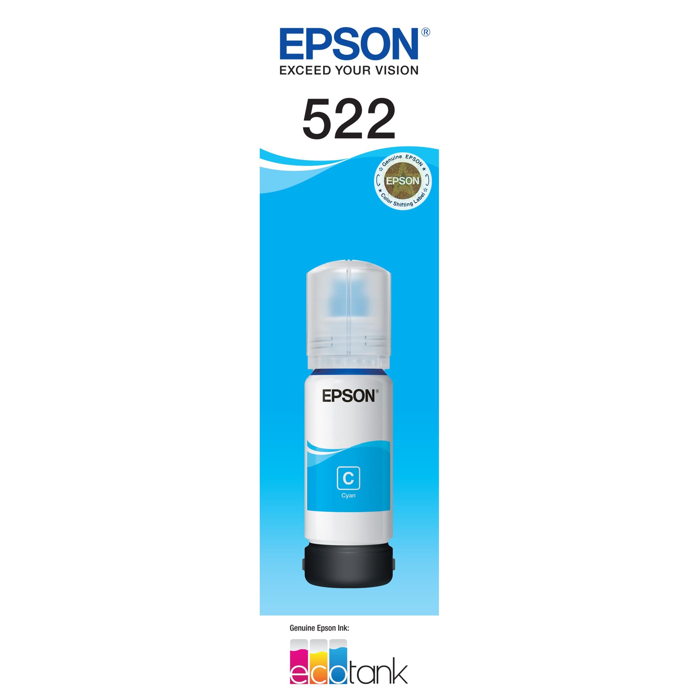 epson t522 ecotank ink bottle (cyan)