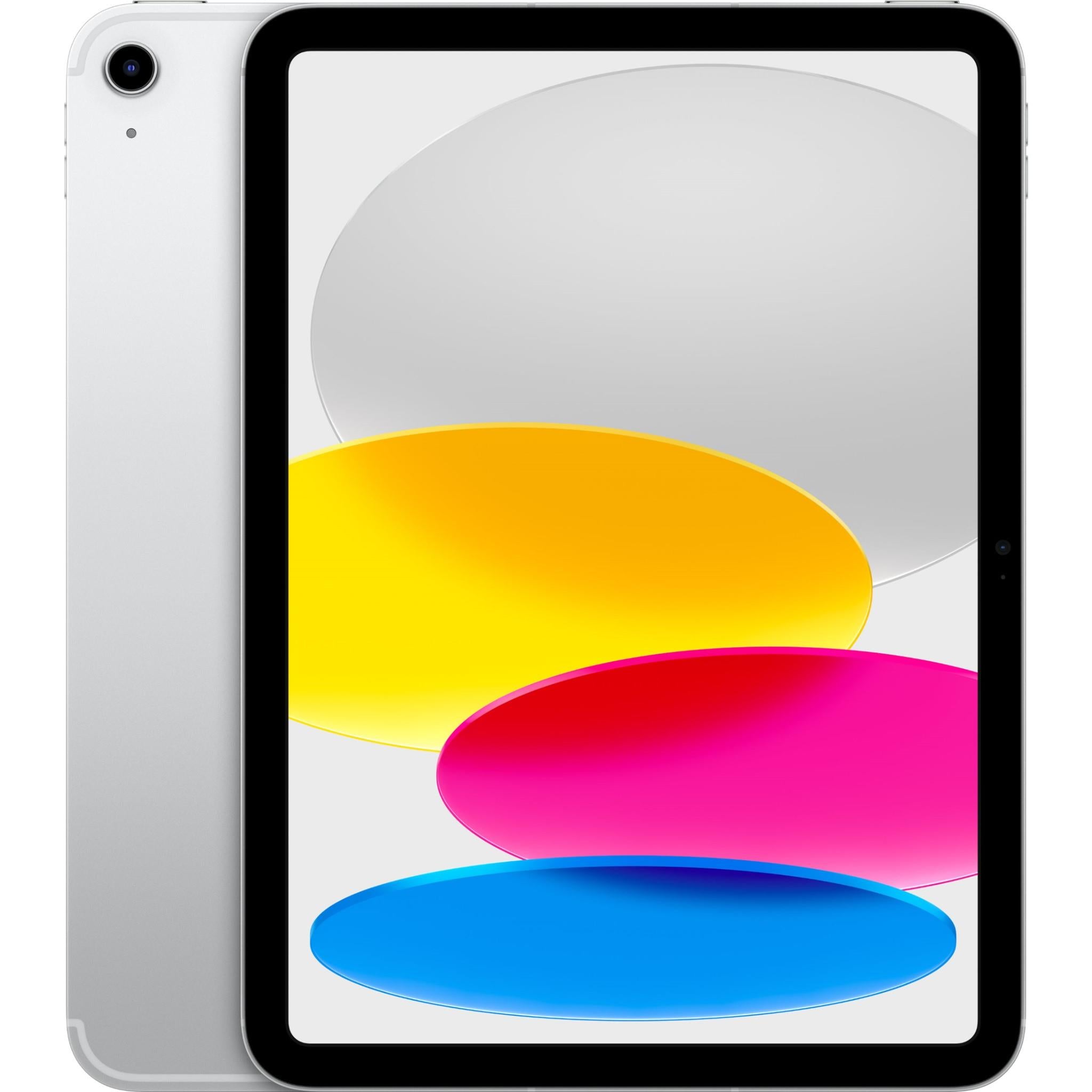 apple ipad 10.9-inch 64gb wi-fi + cellular (silver) [10th gen]