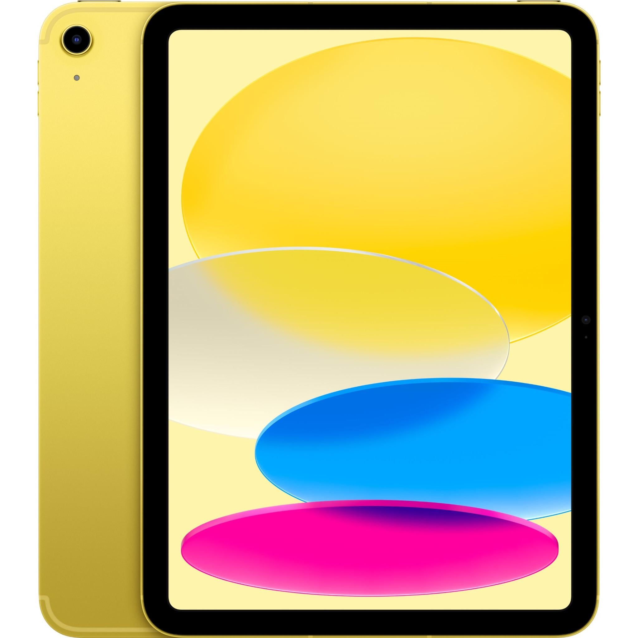 apple ipad 10.9-inch 256gb wi-fi + cellular (yellow) [10th gen]