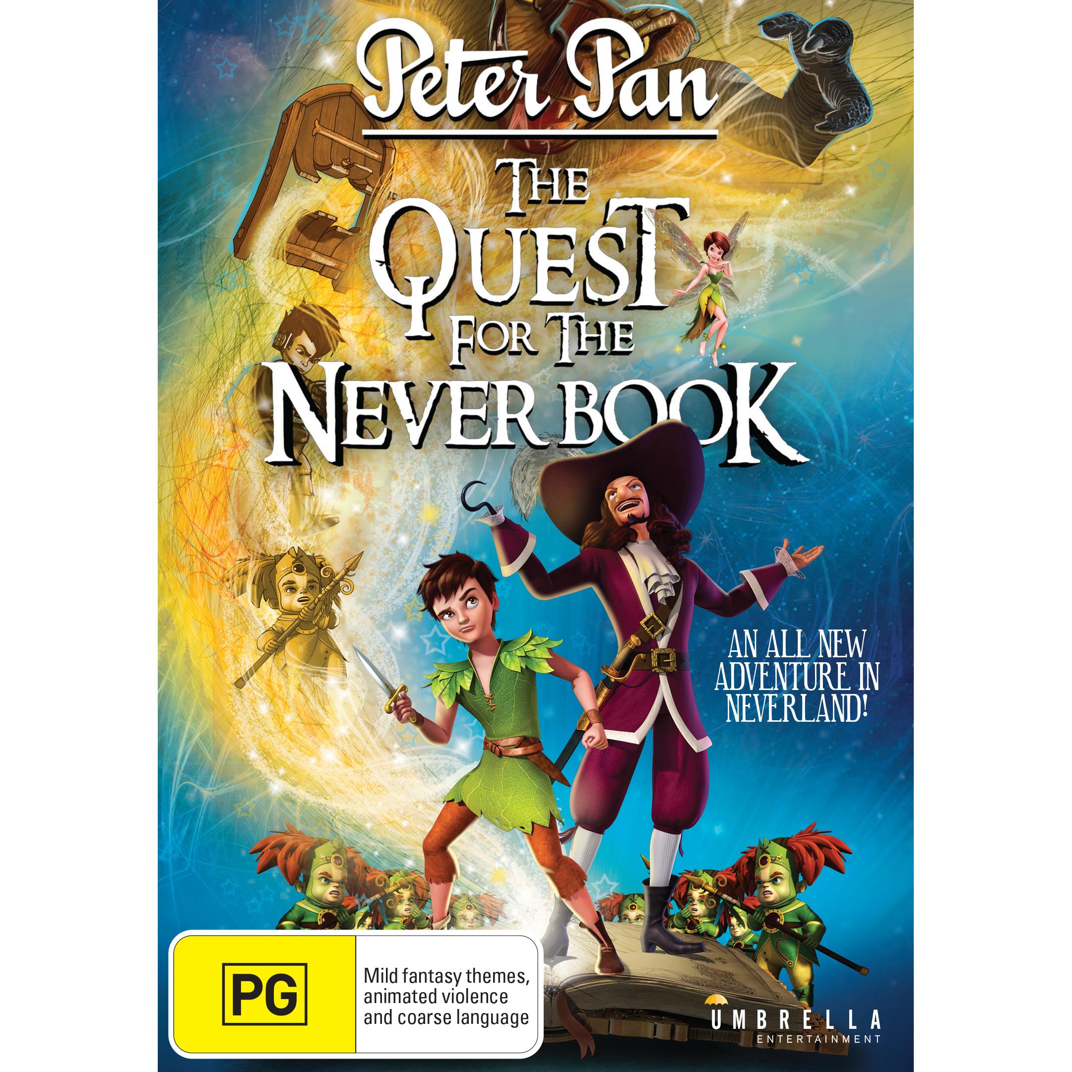 peter pan: the quest for the never book