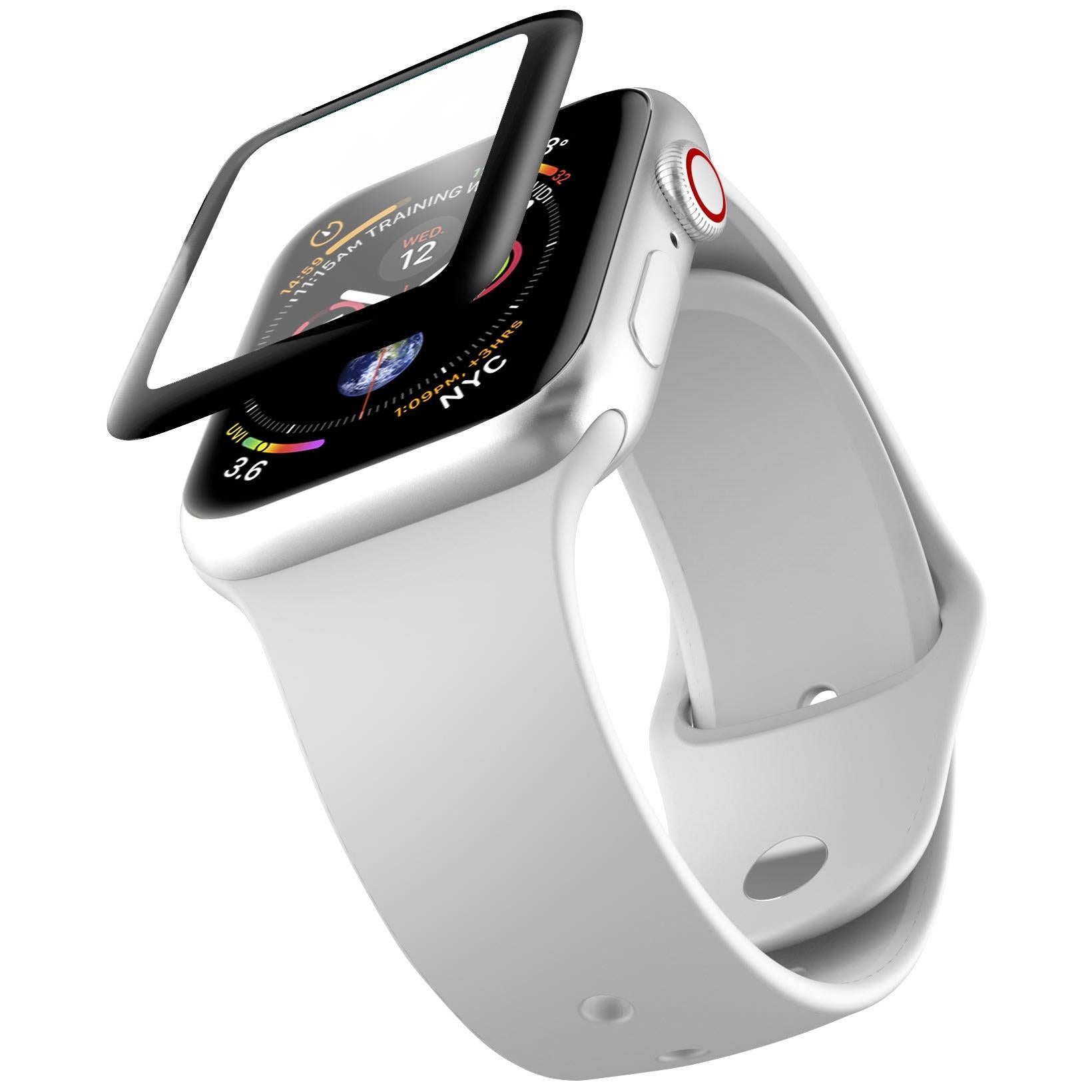 cygnett realcurve glass screen protector for apple watch [44mm]