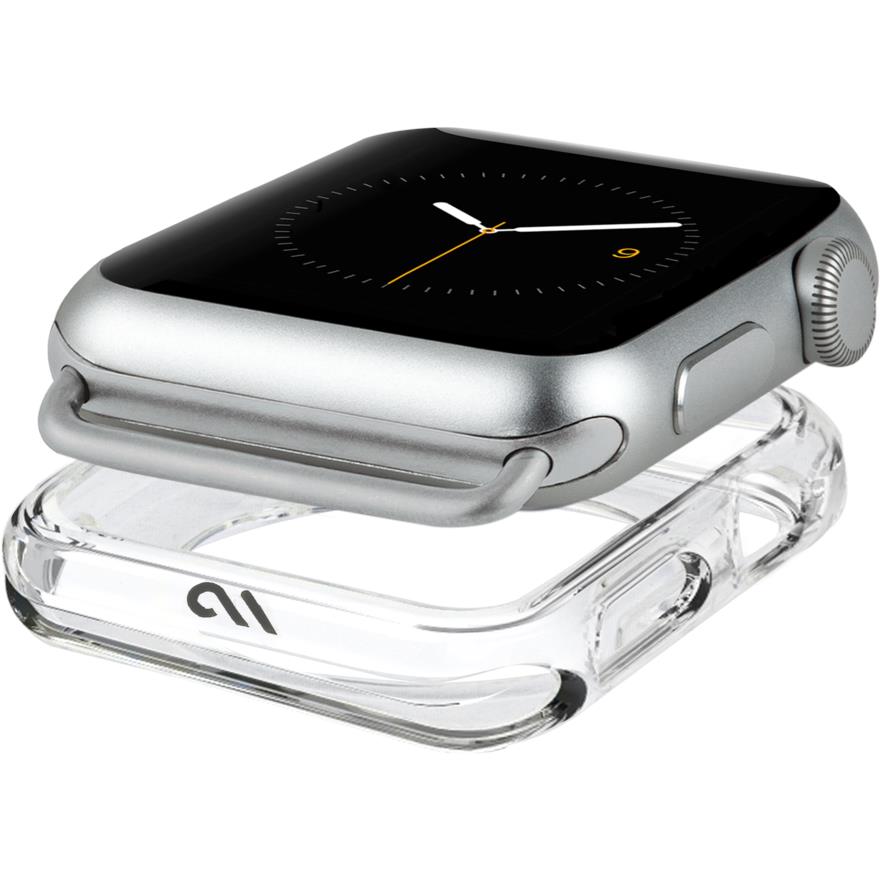 case-mate watch bumper for apple watch [42-44mm] (clear)