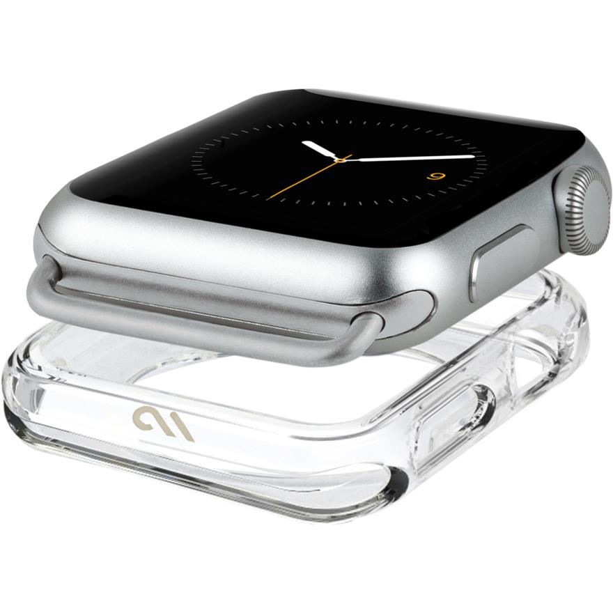 case-mate watch bumper for apple watch [38-40mm] (clear)