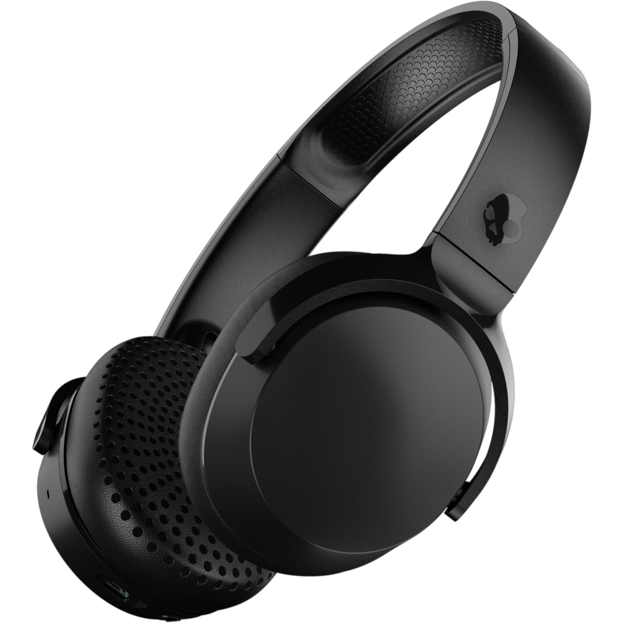 skullcandy riff on-ear wireless bluetooth headphones (black)