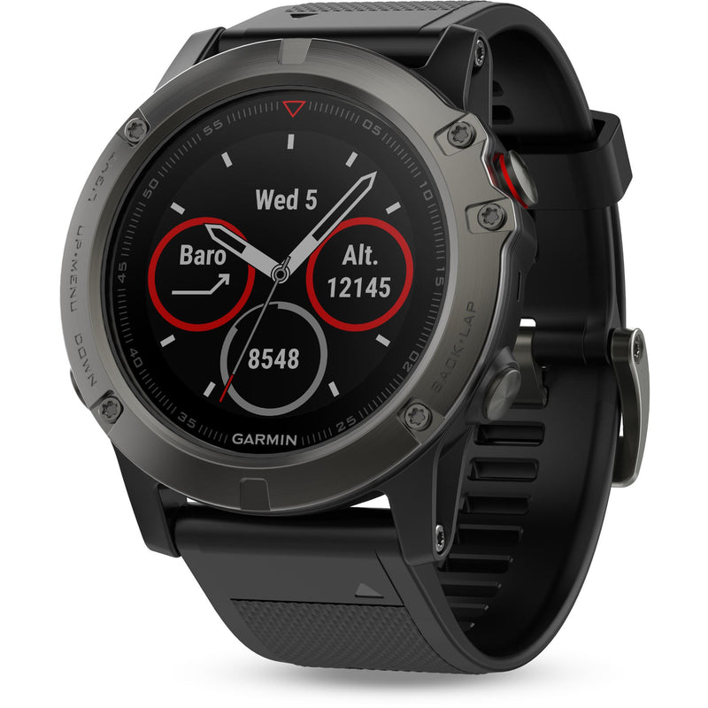 Garmin Fenix 5X Sports Watch with Black 