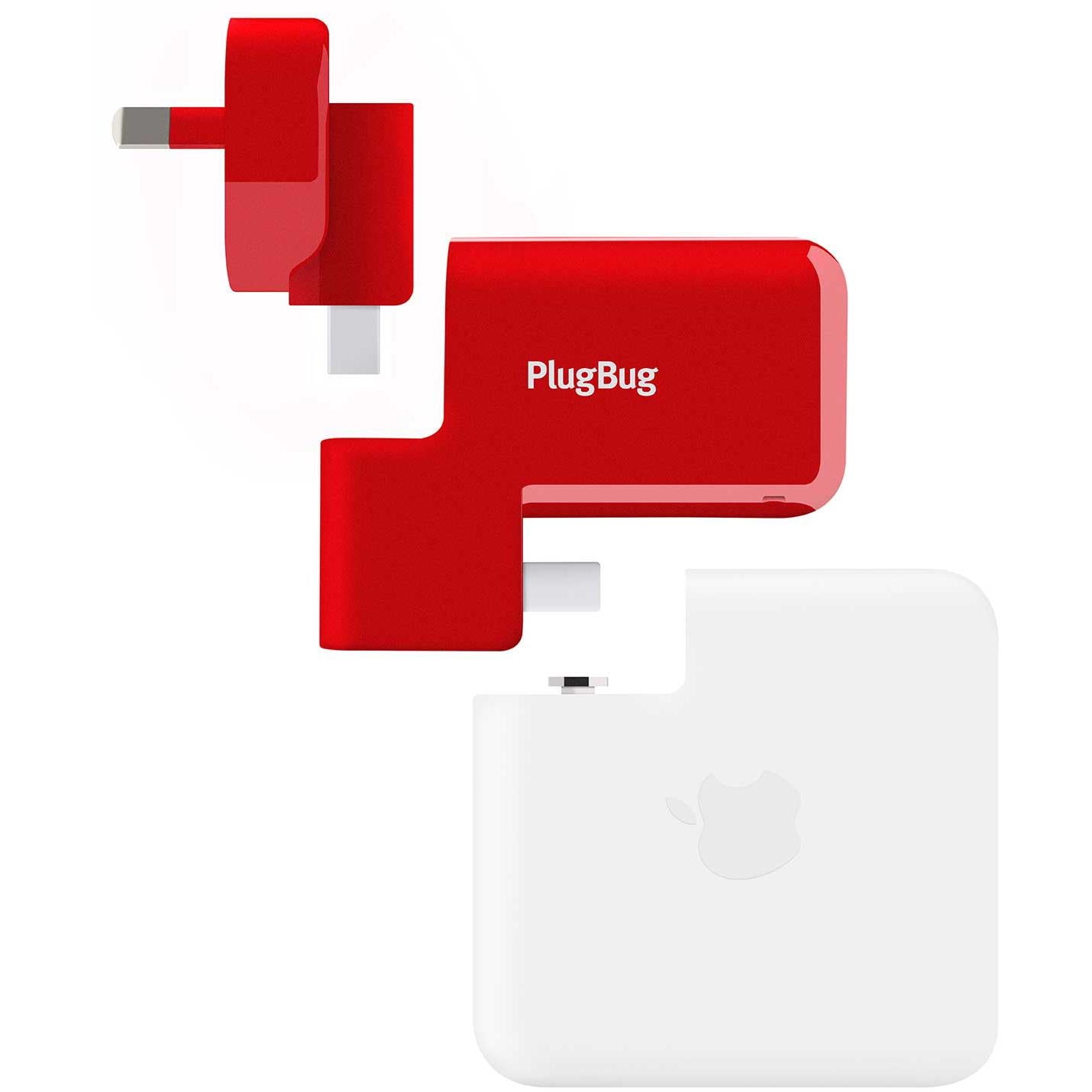 twelve south plugbug duo macbook travel adapter + dual usb charger