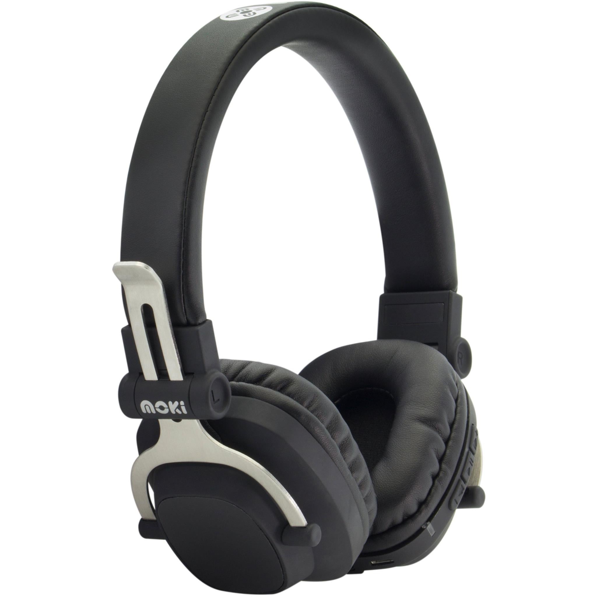 moki kid's exo bluetooth headphones (black)