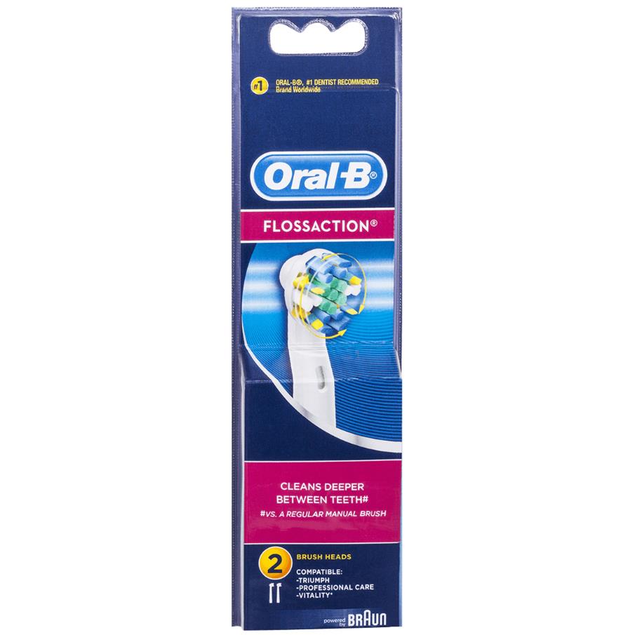 oral-b floss action refill 2 pack