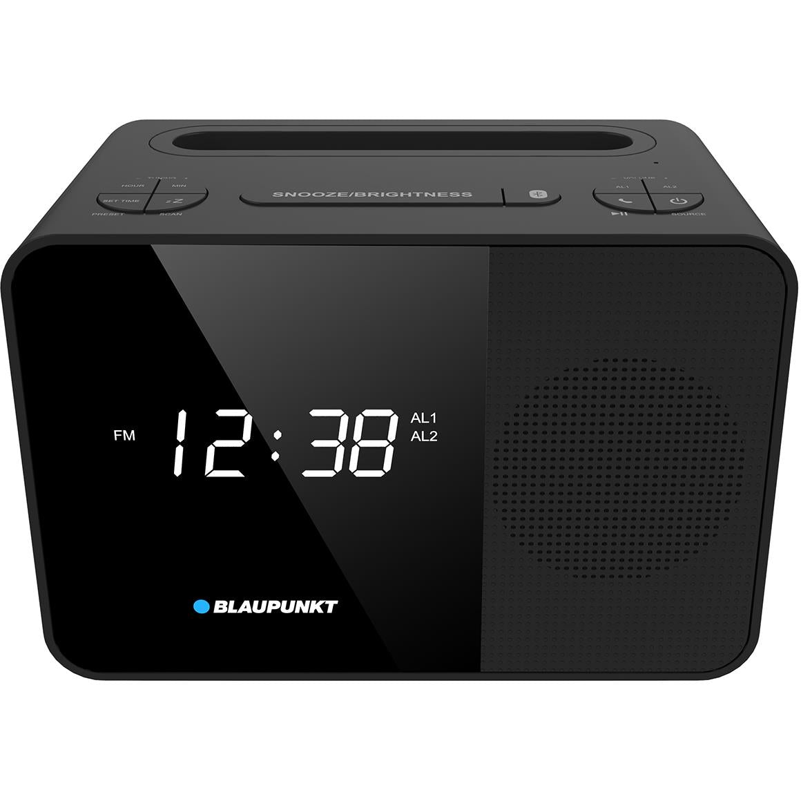 blaupunkt bac23btc fm alarm clock radio