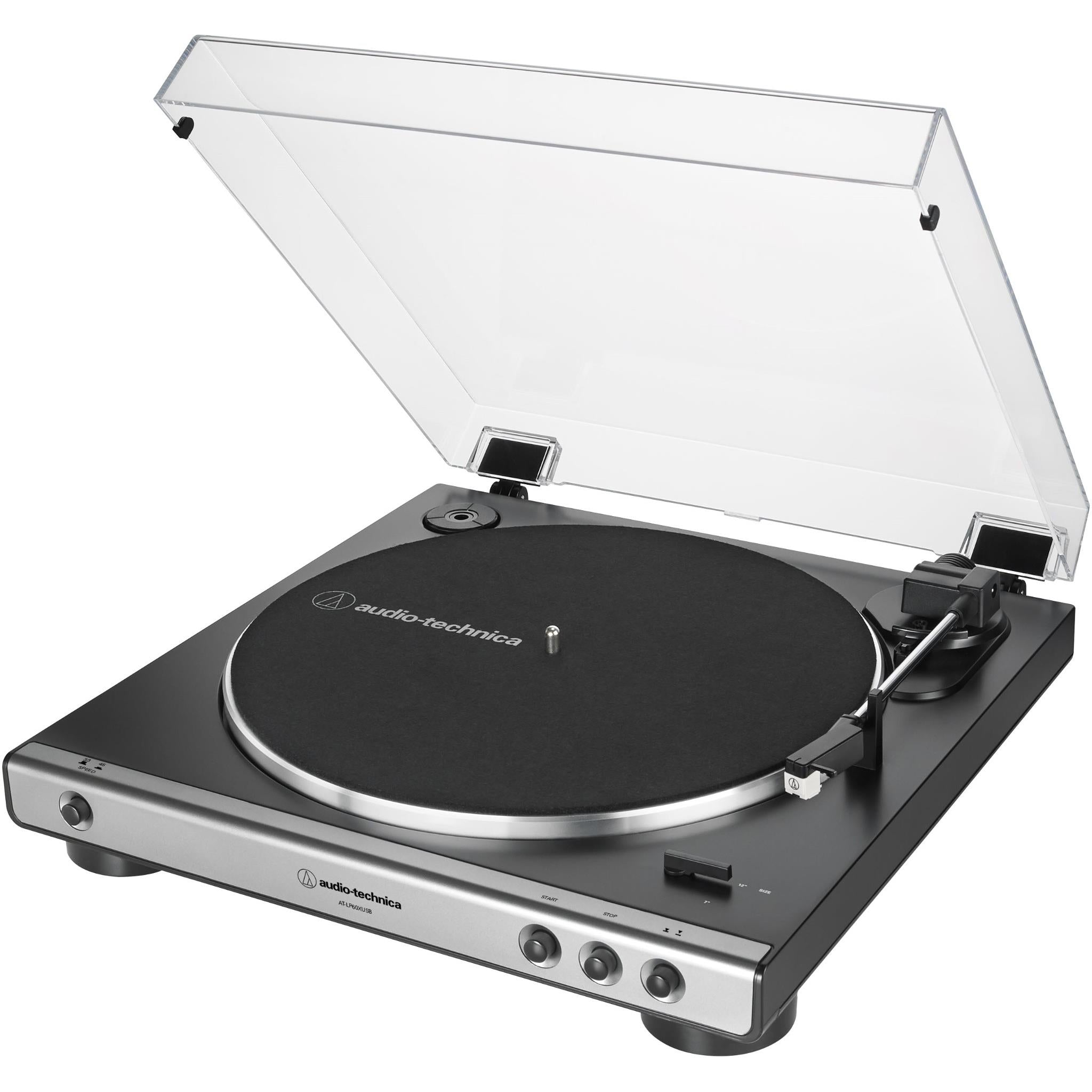 audio-technica lp60xusb fully automatic turntable (gun metal)