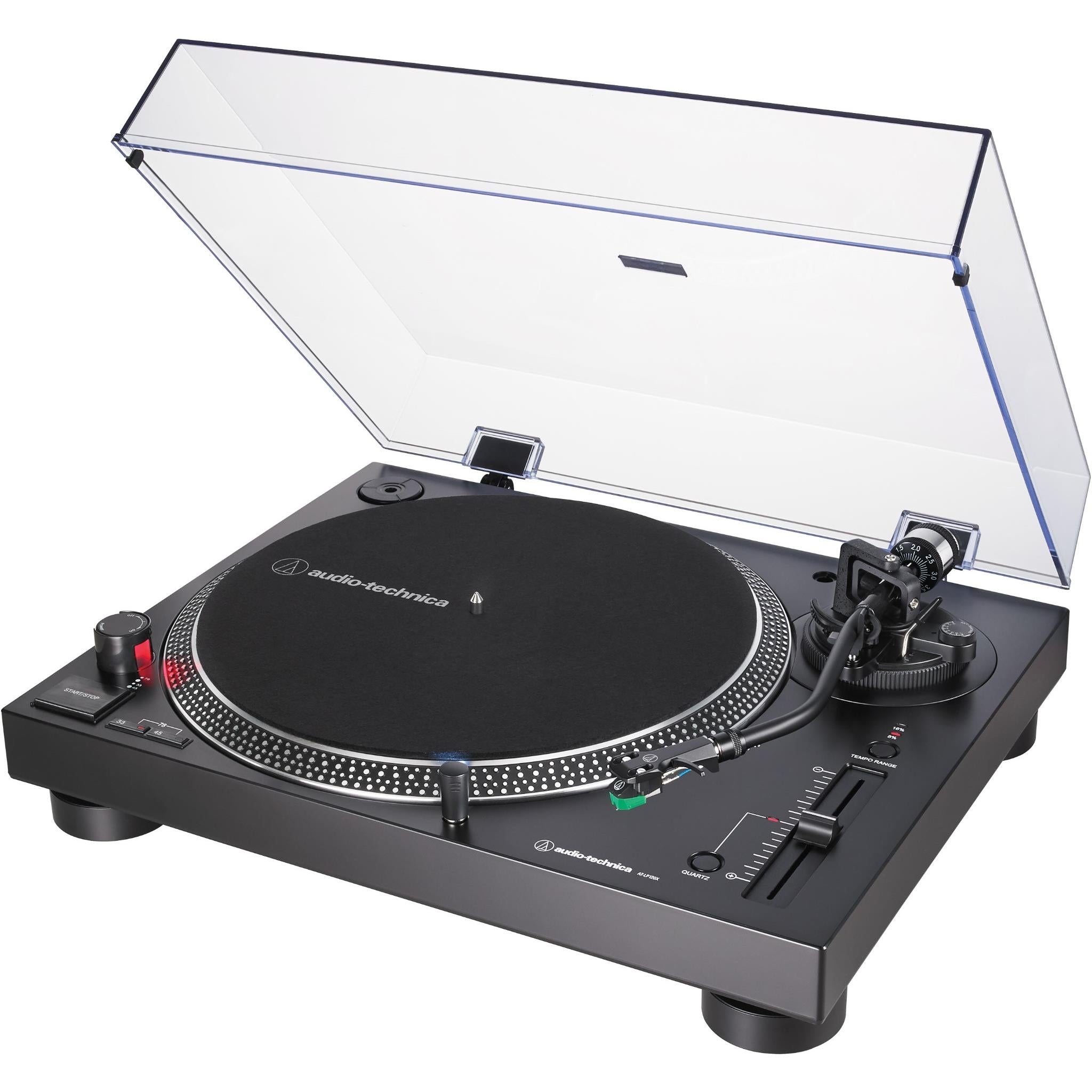 audio-technica lp120xusb fully manual direct drive turntable (black)