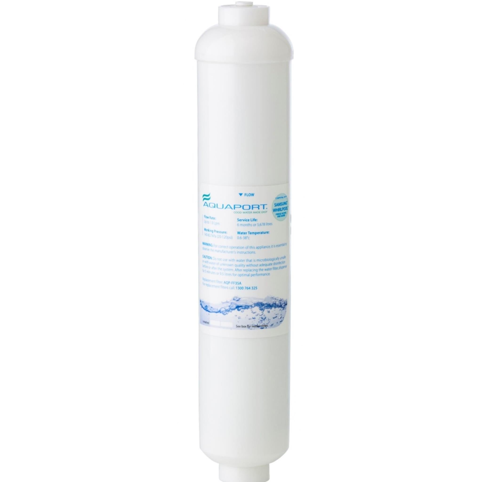 aquaport aqpff35a replacement water filter for samsung & whirlpool fridges